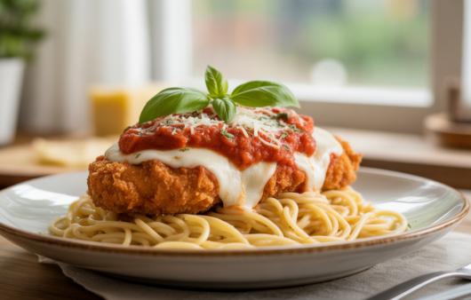 classic crispy chicken parmesan