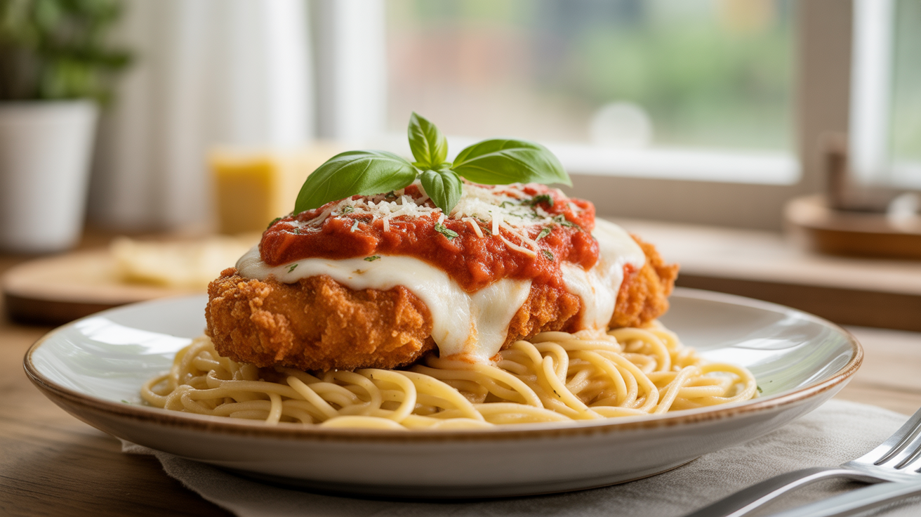 classic crispy chicken parmesan
