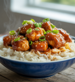 Honey Sriracha Chicken Bowls