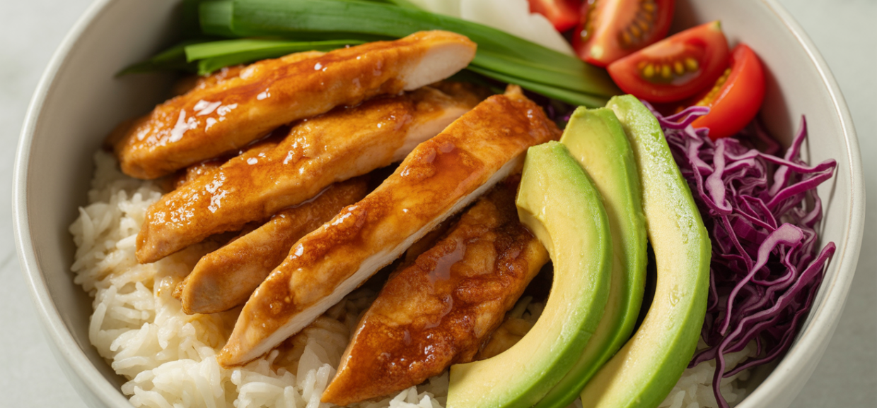 hot honey chicken bowl