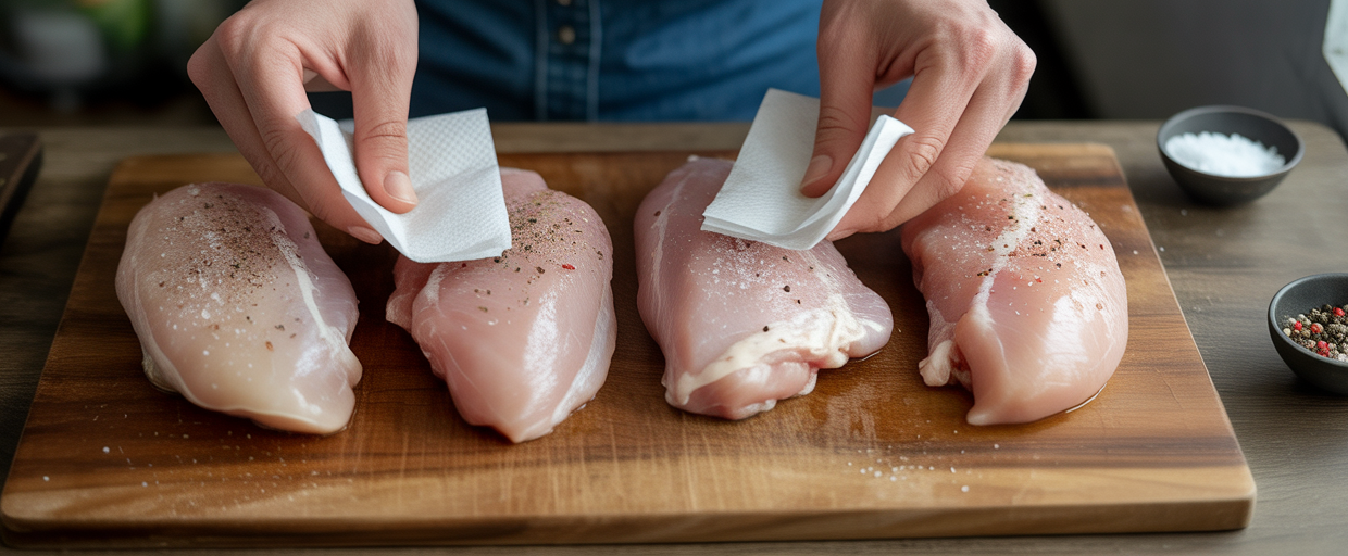 season chicken breasts