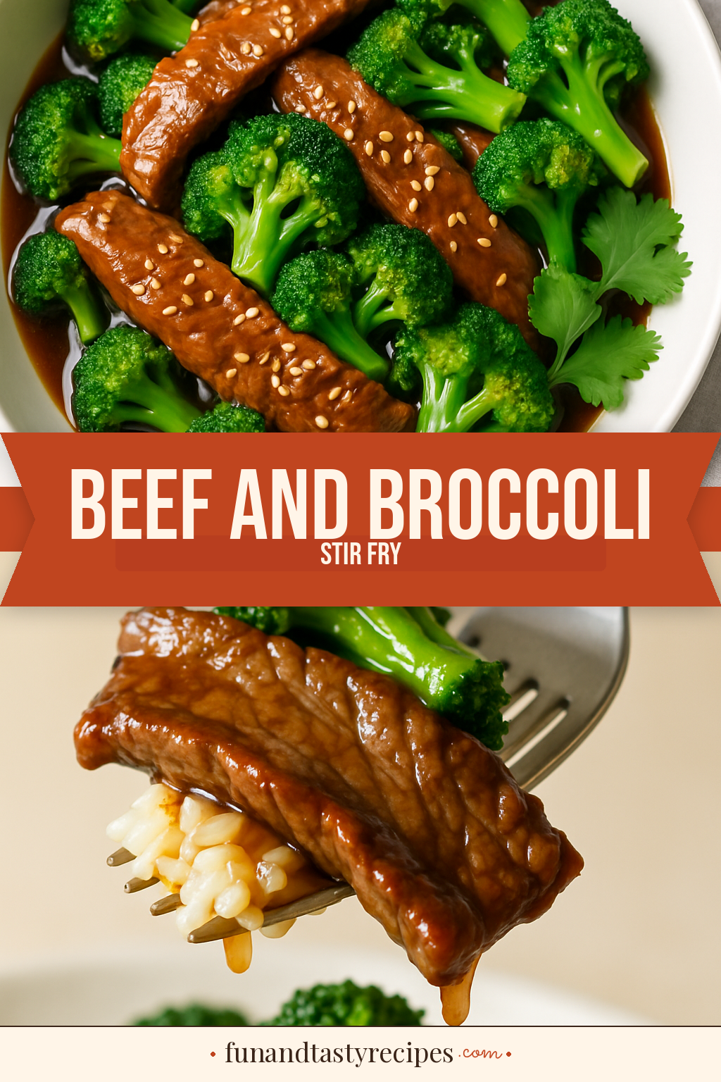 Beef and Broccoli Stir Fry — pin this recipe