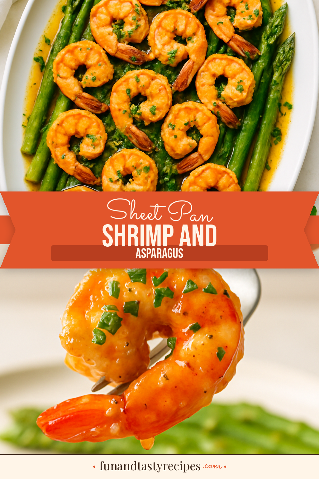 Sheet Pan Shrimp and Asparagus — pin this recipe